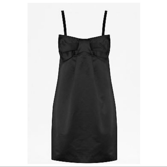 French Connection Bow Front Little Black Evening Cocktail Dress - Picture 5 of 11
